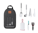 Bolsa de Almacenamiento para Picnic al Aire Libre con Set de Cocina para Barbacoa