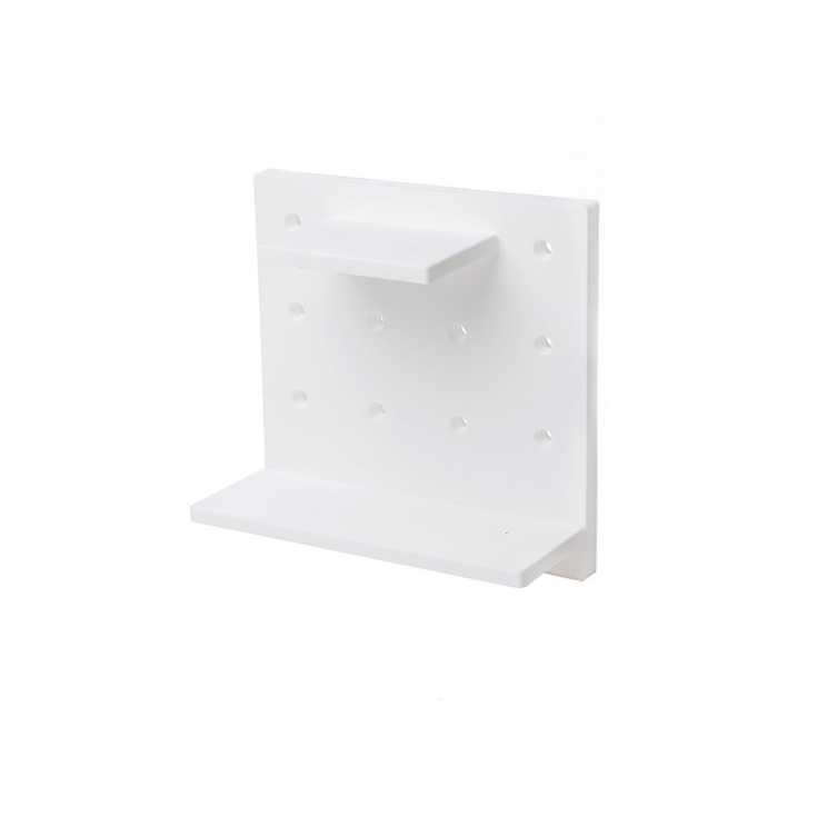 Tablero perforado de plástico para almacenamiento en pared en sala de estar y cocina