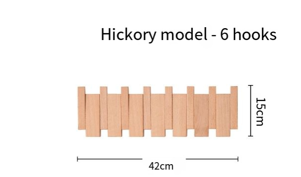 Perchero de pared con teclas de piano Simplicity (una pieza)