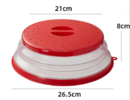 Tapa antisalpicaduras plegable para microondas de alta temperatura