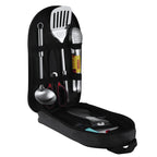 Bolsa de Almacenamiento para Picnic al Aire Libre con Set de Cocina para Barbacoa