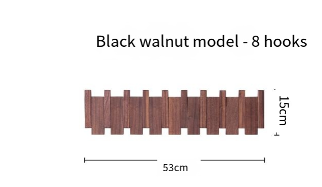 Perchero de pared con teclas de piano Simplicity (una pieza)