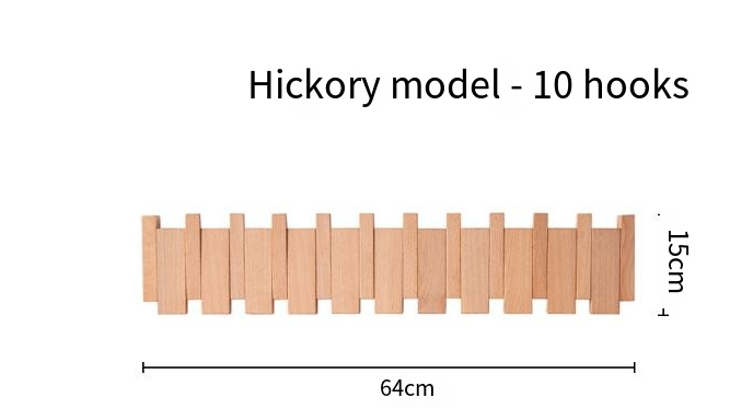 Perchero de pared con teclas de piano Simplicity (una pieza)