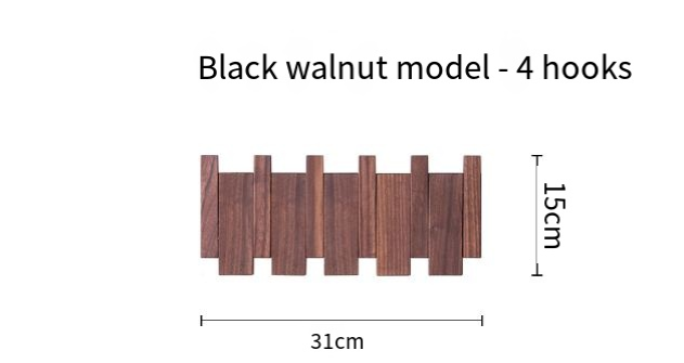 Perchero de pared con teclas de piano Simplicity (una pieza)