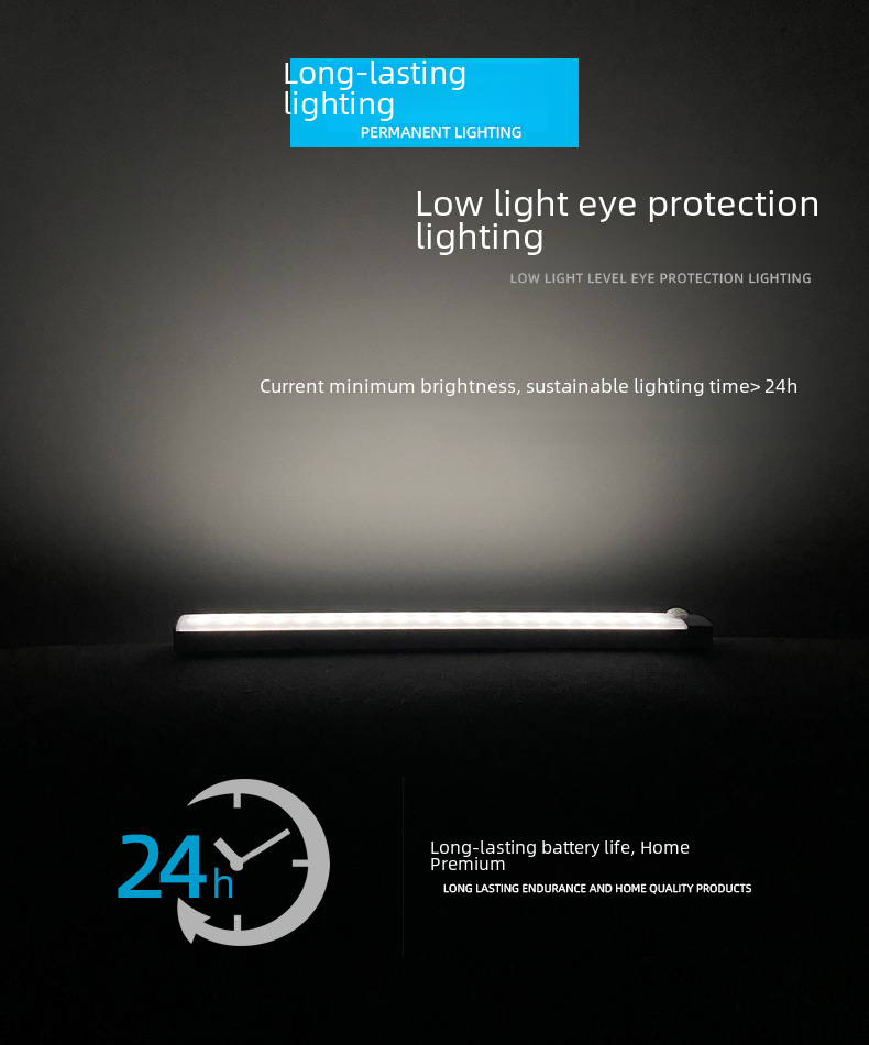 Luz LED para armario con sensor de movimiento y carga USB