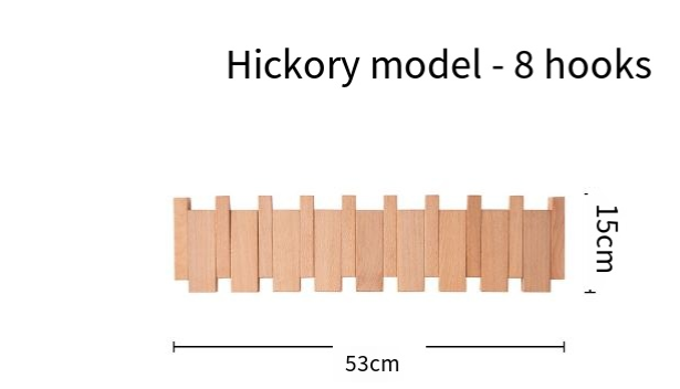 Perchero de pared con teclas de piano Simplicity (una pieza)