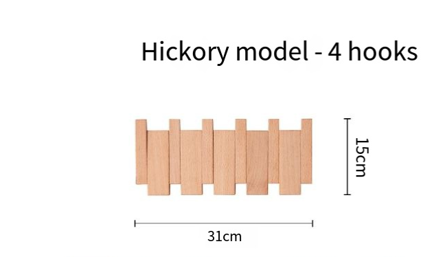 Perchero de pared con teclas de piano Simplicity (una pieza)