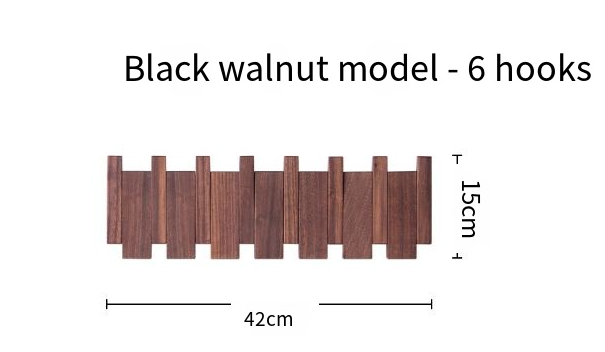 Perchero de pared con teclas de piano Simplicity (una pieza)