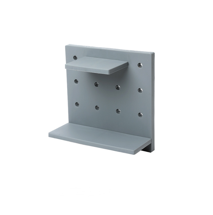Tablero perforado de plástico para almacenamiento en pared en sala de estar y cocina