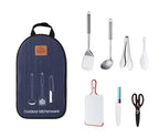 Bolsa de Almacenamiento para Picnic al Aire Libre con Set de Cocina para Barbacoa