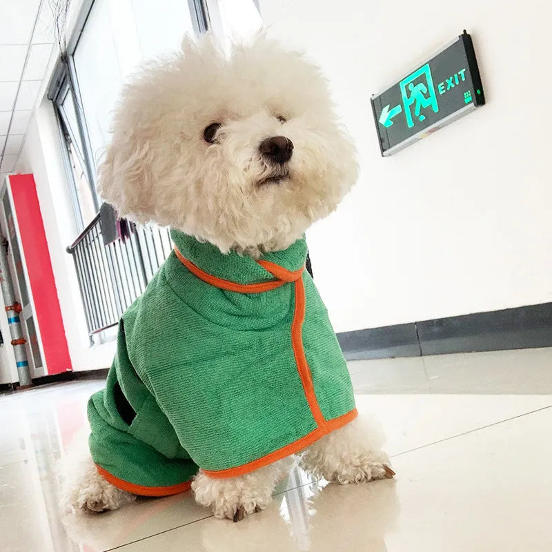 Albornoz de secado rápido para mascotas